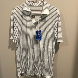 Southern tide striped polo L